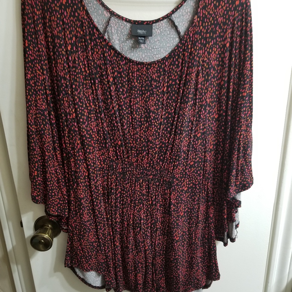 Red/black butterfly style shirt